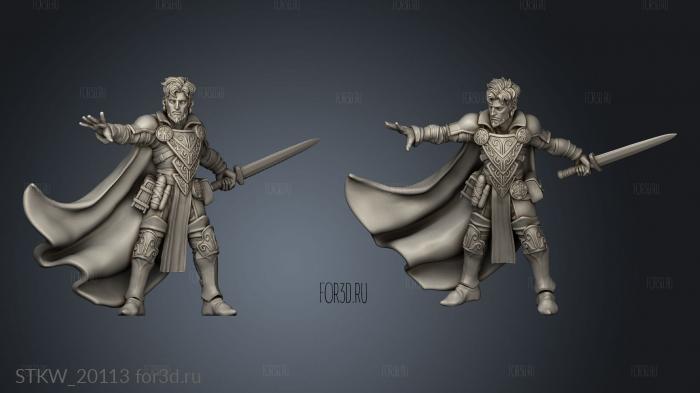 Male Mage stl model for CNC