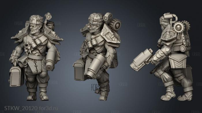 Command FIRSTBORN stl model for CNC