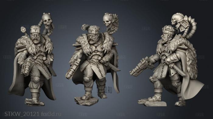 Command Leader FIRSTBORN stl model for CNC