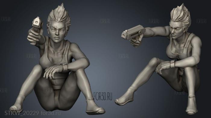Psychopath stl model for CNC