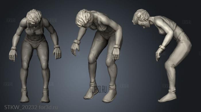 Psychopath Seated stl model for CNC