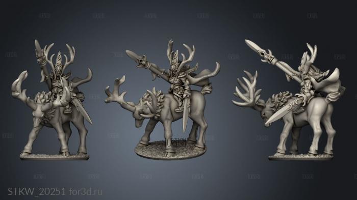 stag hero stl model for CNC