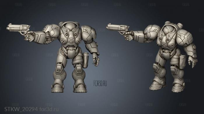 Starcraft Marines marine stl model for CNC