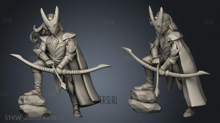 Redleaf Forest Elves Zendikar Shumigrai 3d stl модель для ЧПУ