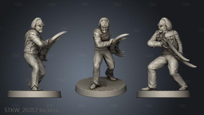 startrek worf mfs 3d stl модель для ЧПУ