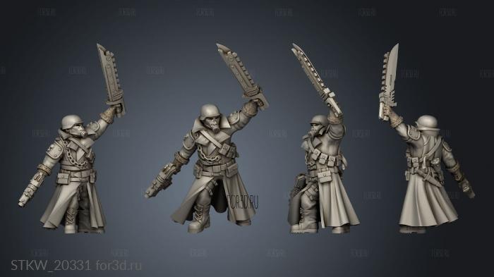 Steel Guard Officer Imperial Force Red Makers 3d stl модель для ЧПУ