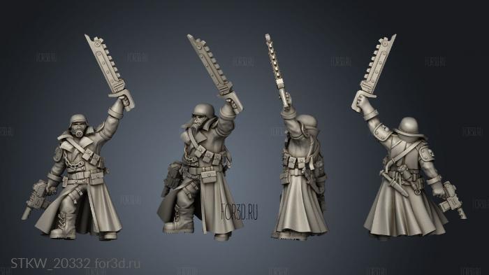 Steel Guard Officer the Imperial Force stl model for CNC