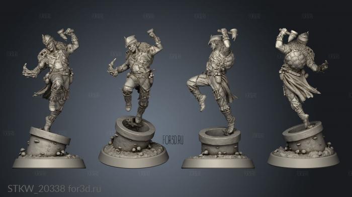 Stinky Ancient Ruins Enrico The Plum Druid stl model for CNC