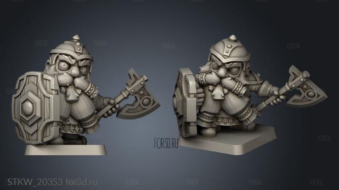 Dwarf stl model for CNC