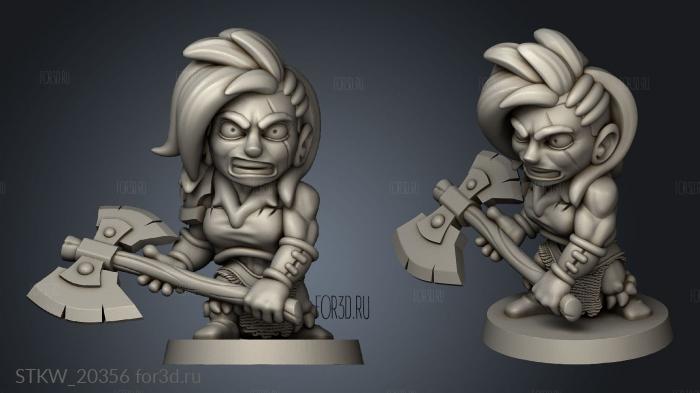 RNDB Barbarian 3d stl модель для ЧПУ