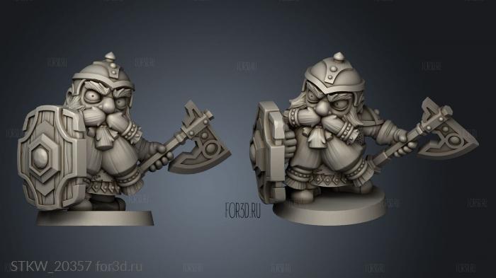 Dwarf stl model for CNC