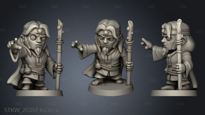 Wizard stl model for CNC