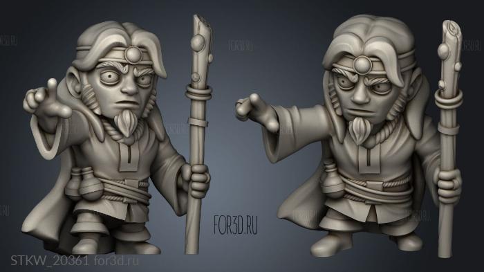 Wizard 3d stl модель для ЧПУ