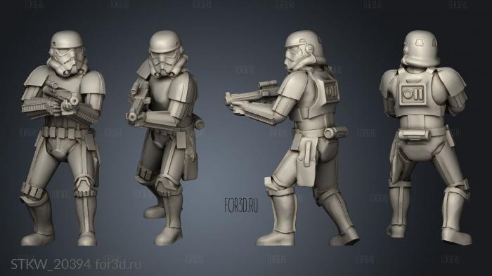 Storm Trooper 3d stl модель для ЧПУ