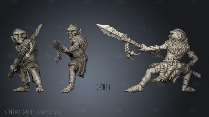 Goblin Spean stl model for CNC