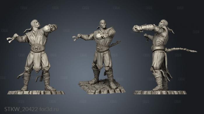 Sub Zero from Mortal Kombat sub zero 3d stl модель для ЧПУ