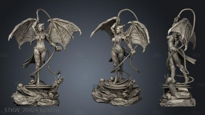 Succubus Demon Two Platform 3d stl модель для ЧПУ