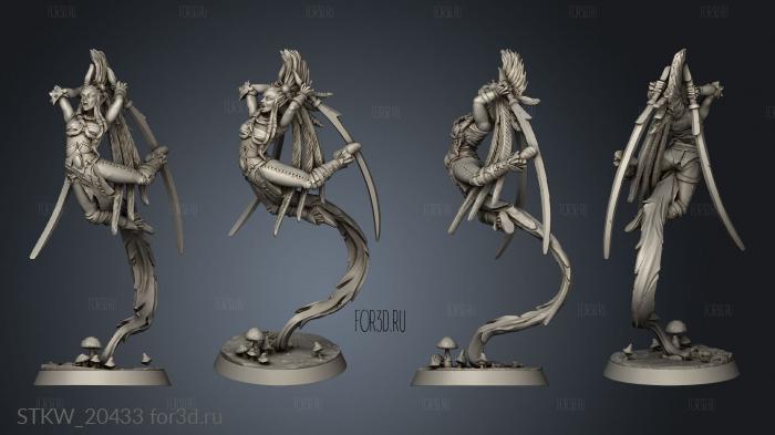 Forest See Far Wardancer stl model for CNC
