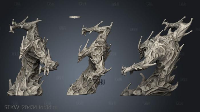 Summoned Elementals Water Elemental 3d stl модель для ЧПУ