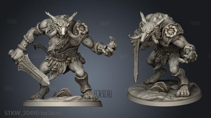 Smart Wood Troll Hunter stl model for CNC