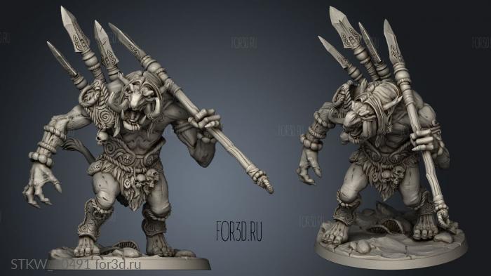 Smart Wood Troll Hunter stl model for CNC