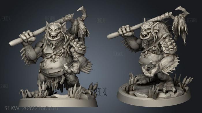 Swamp Trolls Troll 3d stl модель для ЧПУ