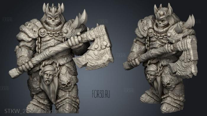 death knight stl model for CNC