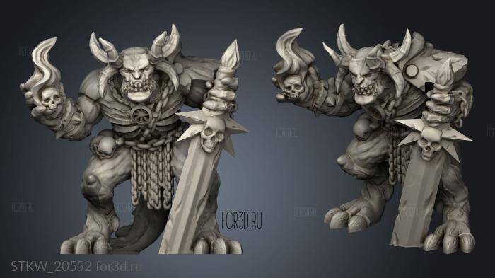 demon stl model for CNC