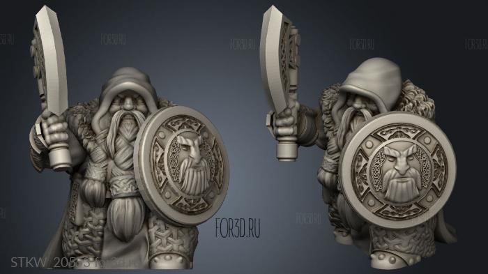 dwarf elder stl model for CNC