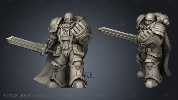 Knight commander stl model for CNC