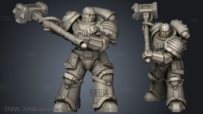 Knight hammer 3d stl модель для ЧПУ