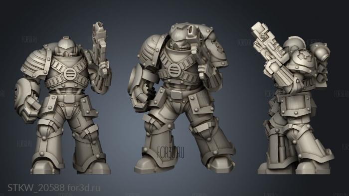 Knight plasma and titan fist 3d stl модель для ЧПУ