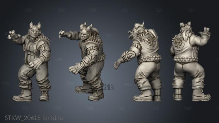 Troll 3d stl модель для ЧПУ