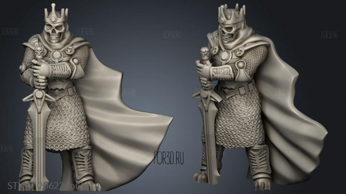 Undead lord stl model for CNC