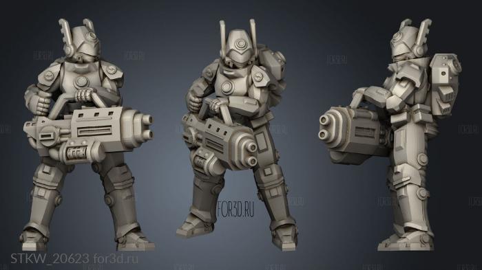 valkyrie big gun 3d stl модель для ЧПУ