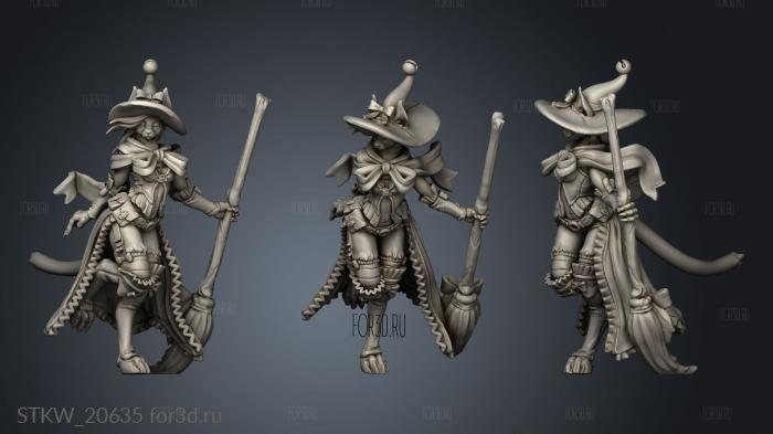 Tabaxi Caravan Black Witch 3d stl модель для ЧПУ