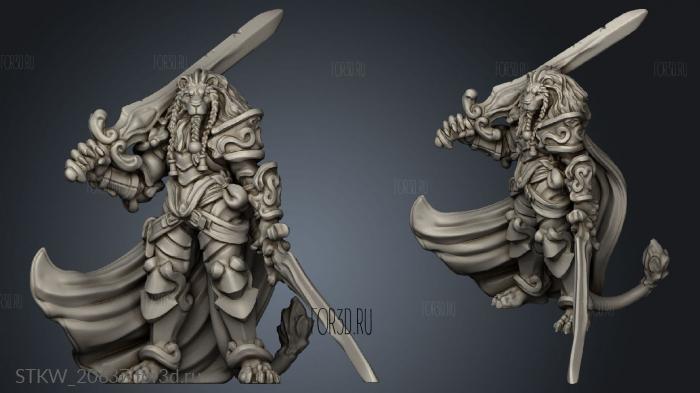 Tabaxi Caravan Leonidas stl model for CNC