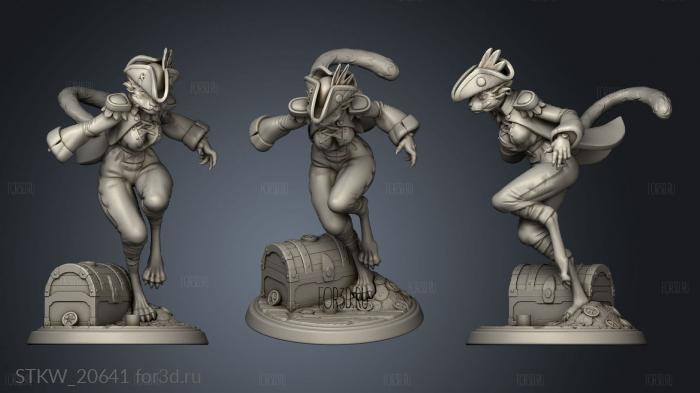 Tabaxi Hero Tier Catgirl 3d stl модель для ЧПУ