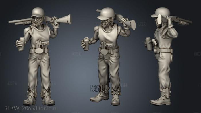 Rednecks redneck stl model for CNC