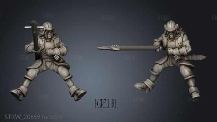 Light Cavalry 3d stl модель для ЧПУ