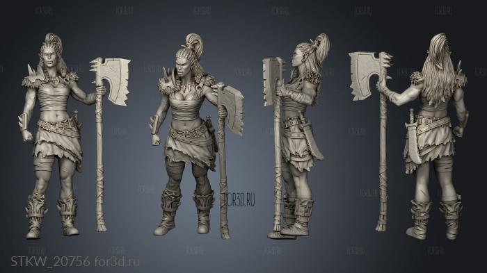 Tavern Heroes Vanchu stl model for CNC