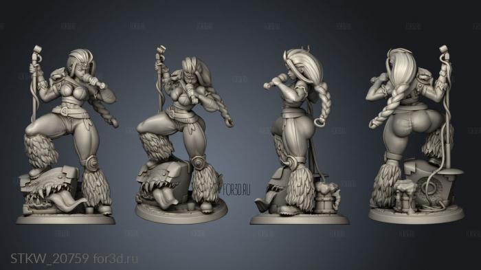 Tavern Rock Band skadi the bardbarian 3d stl модель для ЧПУ