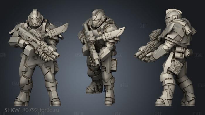 Knights male tempest knight 3d stl модель для ЧПУ