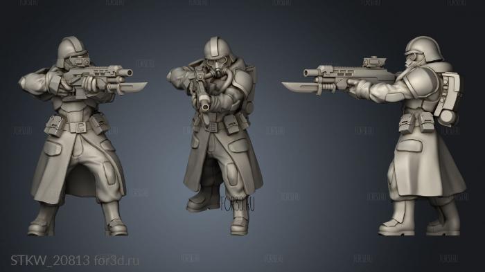 guardsman trencher 3d stl модель для ЧПУ