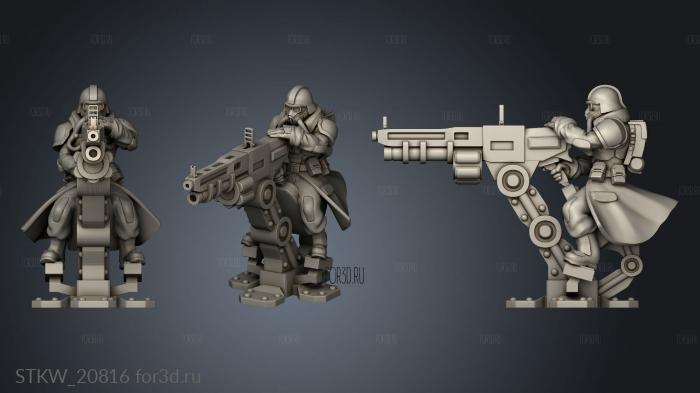 guards mentrencher suppressor 3d stl модель для ЧПУ