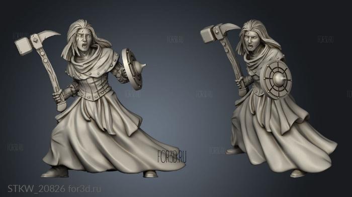 Templars Flame 3d stl модель для ЧПУ