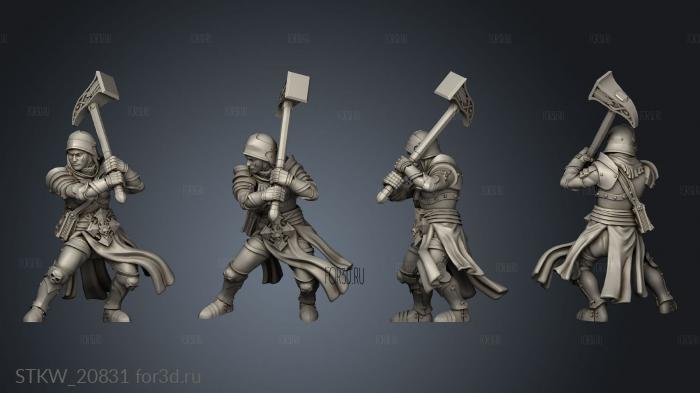 Templars Flame Sister 3d stl модель для ЧПУ