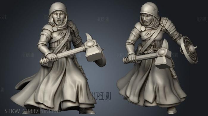 Templars Flame 3d stl модель для ЧПУ