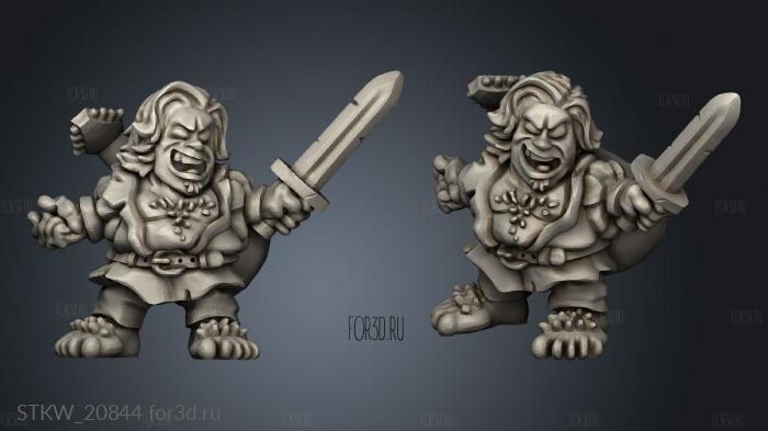 tenacious halfling bards jacquesir bard 3d stl модель для ЧПУ