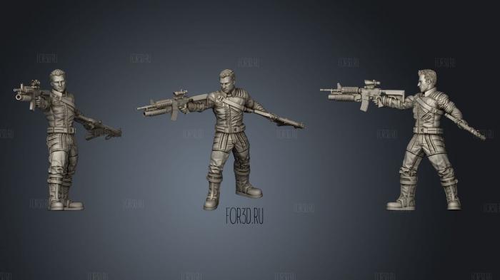 Winter Soldier 3d stl модель для ЧПУ